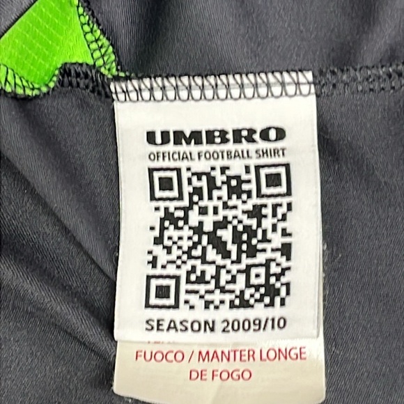 Umbro Ireland Soccer Jersey Mens Size Medium Gray Green Season 2009/10 - Picture 15 of 16